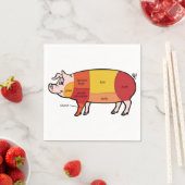 rkブッチャーチャート(2) スタンダードカクテルナプキン (インサイチュ)