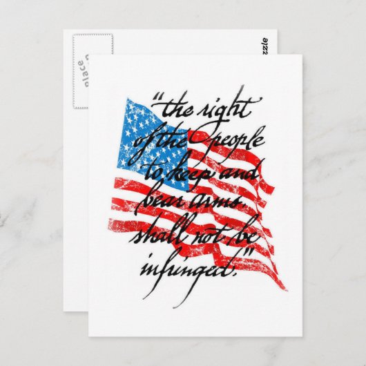 RKBAは侵害されない ポストカード (正面/裏面)