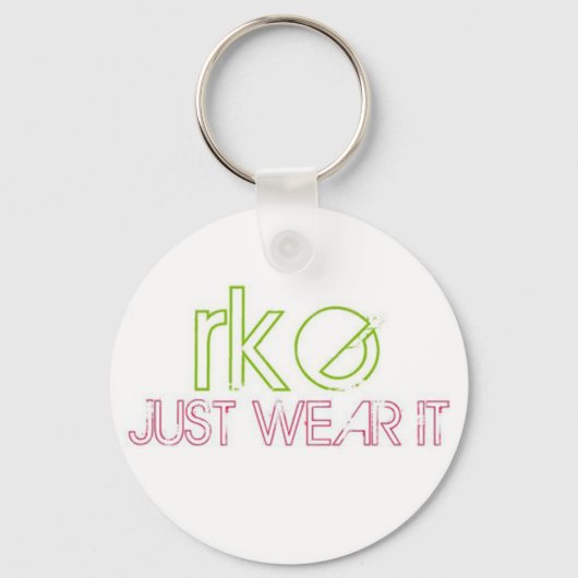 RKE JUST衣服ITキーリング キーホルダー (正面)