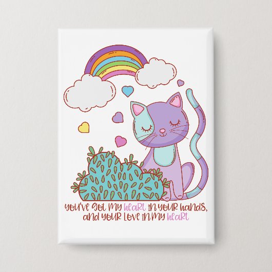 RKS Heart Song Lyric Concert Button 缶バッジ (正面)