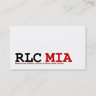 RLC MIAの名刺 名刺