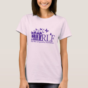 RLFのロゴの女性のアメリカの服装のオーガニックなTシャツ Tシャツ