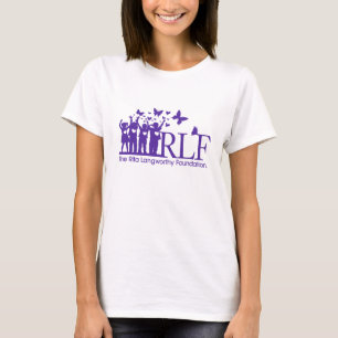 RLFの署名のロゴの女性の基本的なTシャツ Tシャツ