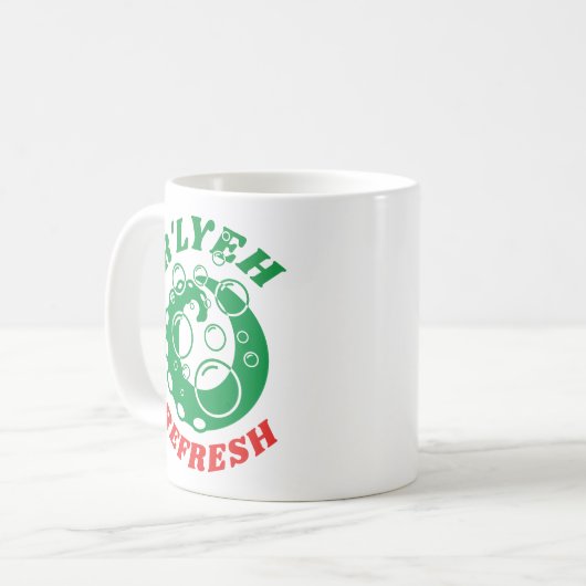 R'lyehランドリー洗剤インスマウスロヴェクラフト コーヒーマグカップ (正面左)