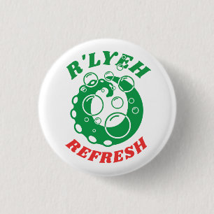 R'lyehランドリー洗剤インスマウスロヴェクラフト 缶バッジ