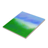 RMdesignflo55かわいいスカイブルーグリーン タイル (側面)