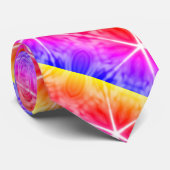 rmdesignflo55タイブルーレッドパープルキュート ネクタイ (ロール)