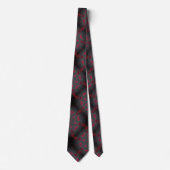 rmdesignflo55 tie -BLACK- RED -CUTE Neck Tie ネクタイ (正面)