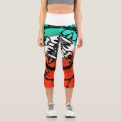 RMdesignflo55High Waist Capris カプリレギンス (正面)