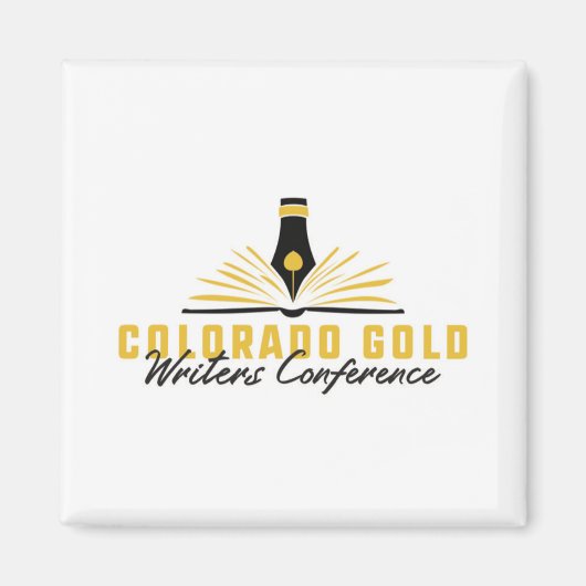 RMFWのCO金ゴールド・ライター会議アイテムマグネット マグネット (正面)