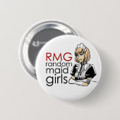 RMGの任意女中の女の子 缶バッジ (正面&裏面)