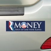 RMoney Romneyオバマのバンパーステッカー バンパーステッカー (車上)