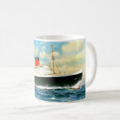 RMSのエリザベス女王 コーヒーマグカップ (正面右)