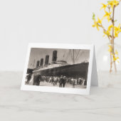 RMSのルシタニア、13 Septemeber 1907年の未婚の旅行 カード (黄色い花)