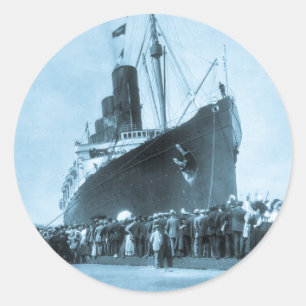 RMSのルシタニア、13 Septemeber 1907年の未婚の旅行 ラウンドシール