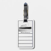 RMSの巨大な乗客はさみ金 ラゲッジタグ (裏面縦)