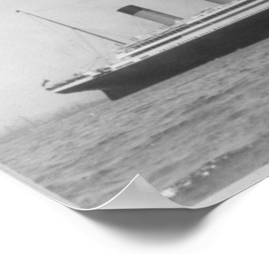 RMSオリンピックミージョージタイタニック姉妹船 ポスター (角)