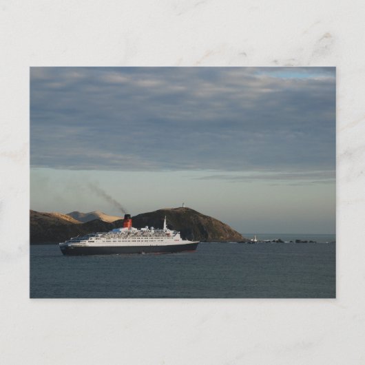 RMSクイーンエリザベス2 ポストカード (正面)