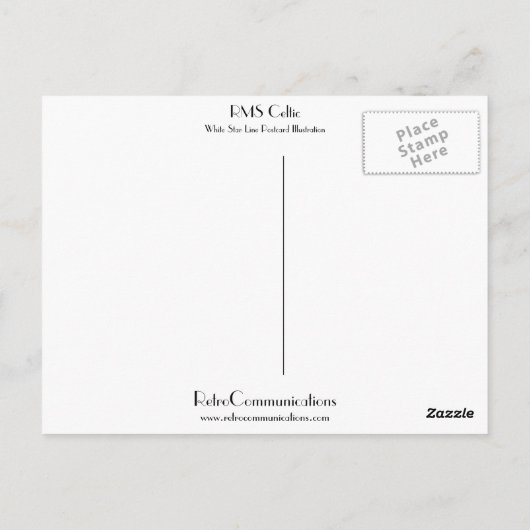 RMSケルトン ポストカード (裏面)