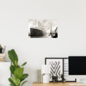 RMSタイタニックがサウサンプトンを出発 ポスター (ホームオフィス)