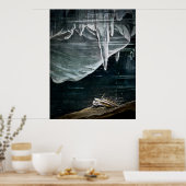 RMSタイタニックが大西洋の底にある ポスター (キッチン)