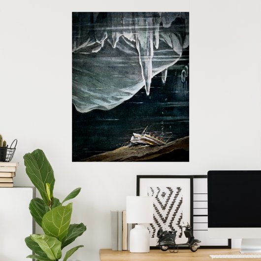 RMSタイタニックが大西洋の底にある ポスター (ホームオフィス)