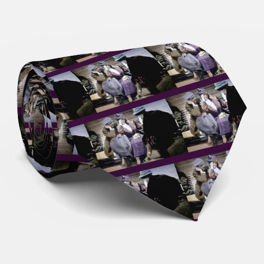 RMSタイタニックの生存者がカルパチアのデッキに ネクタイ (ロール)