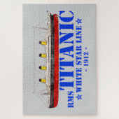 RMSタイタニックイラストレーション – ホワイトスターライン1912 ジグソーパズル (縦)