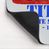 RMSタイタニックイラストレーション – ホワイトスターライン1912 マウスパッド (コーナー)