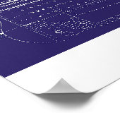 RMSタイタニックオリジナルブループリント、カラー用に拡張 ポスター (角)