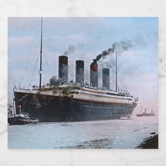 RMSタイタニックベルファストアイルランドヴィンテージ ビールラベル (シングルラベル)