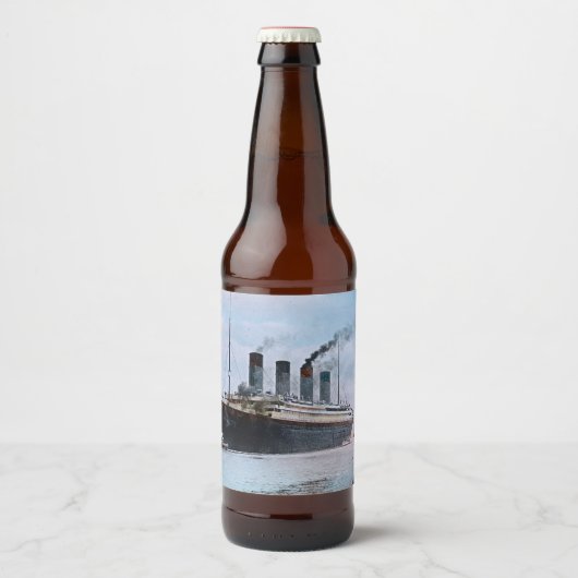 RMSタイタニックベルファストアイルランドヴィンテージ ビールラベル (正面)