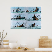 RMSタイタニックヴィンテージイラストレーション ポスター (キッチン)