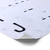 RMSタイタニックヴィンテージモースコードSOS ポスター (角)