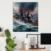 RMSタイタニック乗務員救ヴィンテージ ポスター (ホームオフィス)