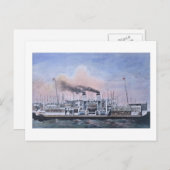 RMSタイタニック内部イラストレーションヴィンテージ ポストカード (正面/裏面)