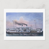 RMSタイタニック内部イラストレーションヴィンテージ ポストカード (正面)