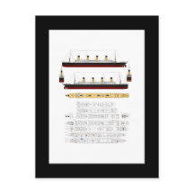 RMSタイタニック号の図面と図解