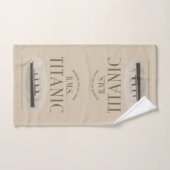 RMSタイタニック幽霊船セピアバスルーム用タオルセット バスタオルセット (ハンドタオル)