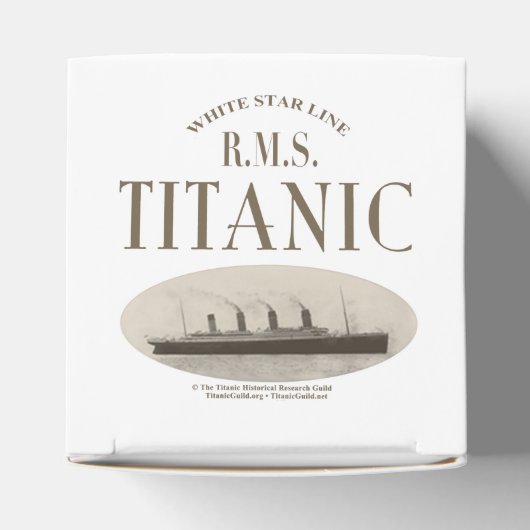 RMSタイタニック幽霊船セピアホワイトハートビーフボックス フェイバーボックス (上部)