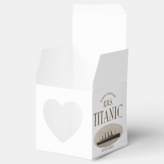 RMSタイタニック幽霊船セピアホワイトハートビーフボックス フェイバーボックス (オープン)