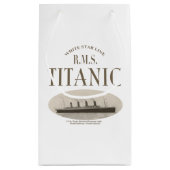 RMSタイタニック幽霊船セピア小型抱き枕白 スモールペーパーバッグ (裏面)