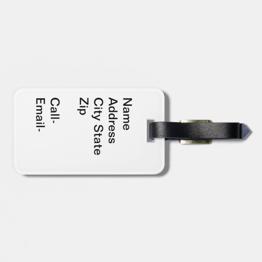 RMSタイタニック搭乗券 ラゲッジタグ (裏面横)