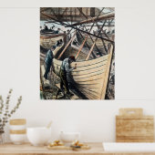 RMSタイタニック救命艇がベルファスト建設 ポスター (キッチン)