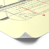 RMSタイタニック旅客機のサイドビューポスター ポスター (角)