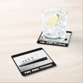 RMSタイタニック旅客機 スクエアペーパーコースター (インサイチュ)