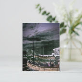 RMSタイタニック生存者の救命ボートヴィンテージ ポストカード (スタンド正面)