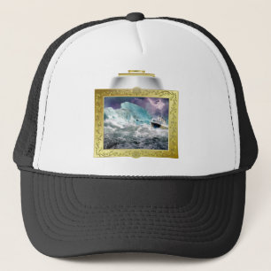 RMSタイタニック絵画と氷山 キャップ