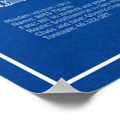 RMSタイタニック船ブループリント計画ABD ポスター (角)