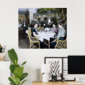 RMSタイタニック茶の時間とエンターテイメントヴィンテージ ポスター (ホームオフィス)